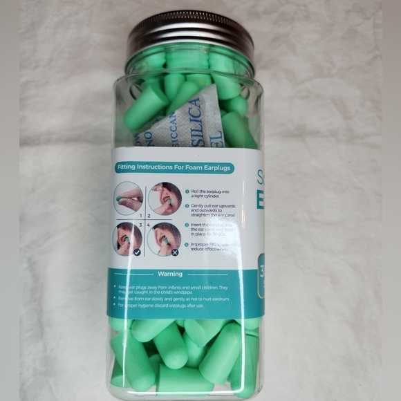 58 pairs soft foam earplugs - Picture 3 of 4